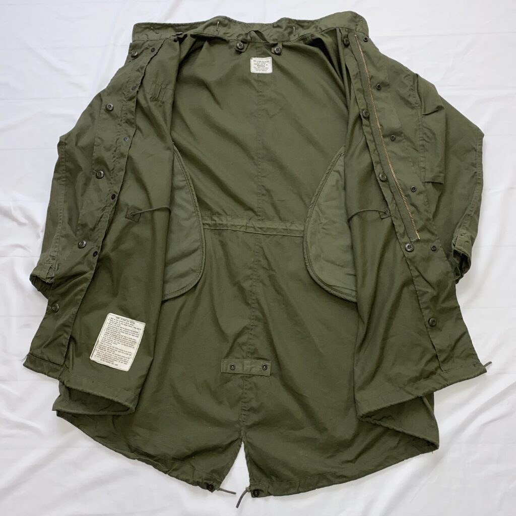 米軍実物 M65 フィッシュテールパーカー 74s 内側