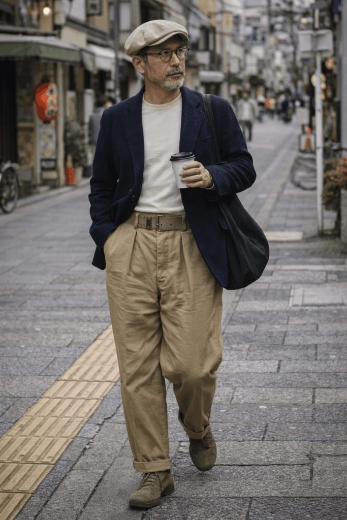 M52のレプリカを履いてるおっさん