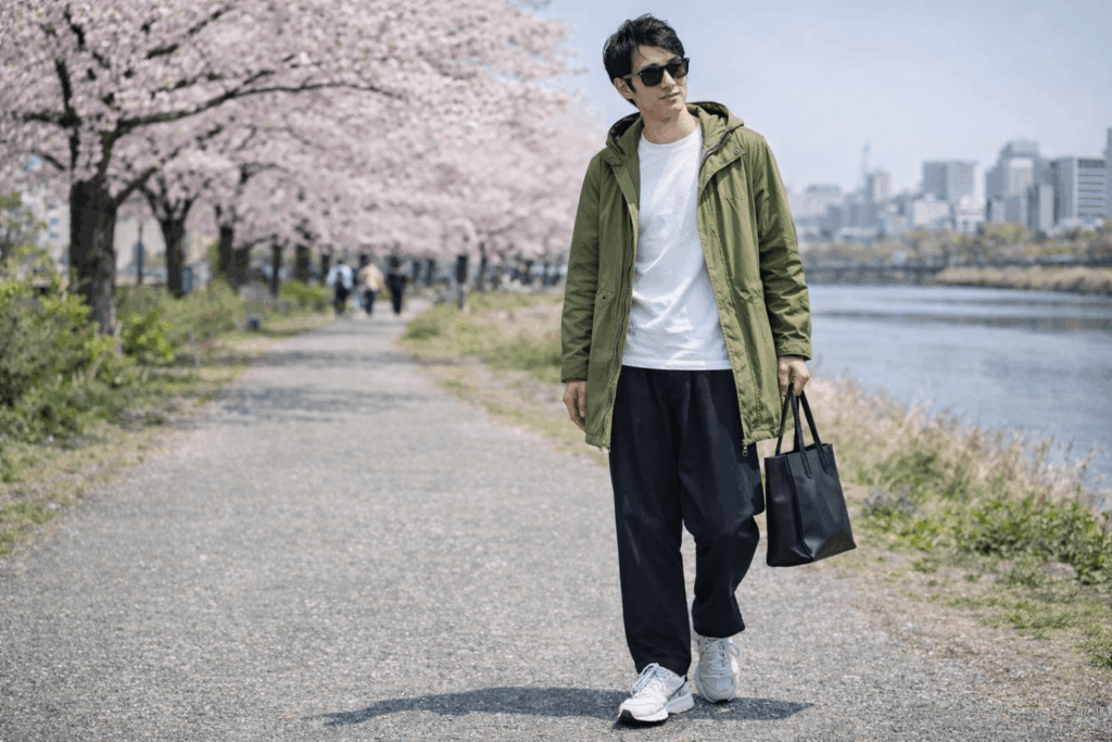 M51 モッズコート コーデ 春