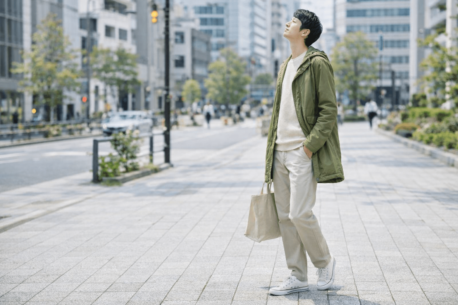 M51 モッズコート コーデ 春