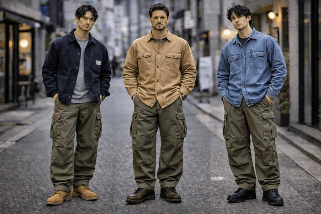 m51 パンツ ワーク系コーデ