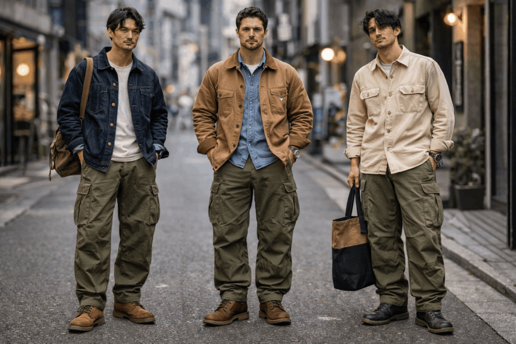 m51 パンツ ワーク系コーデ