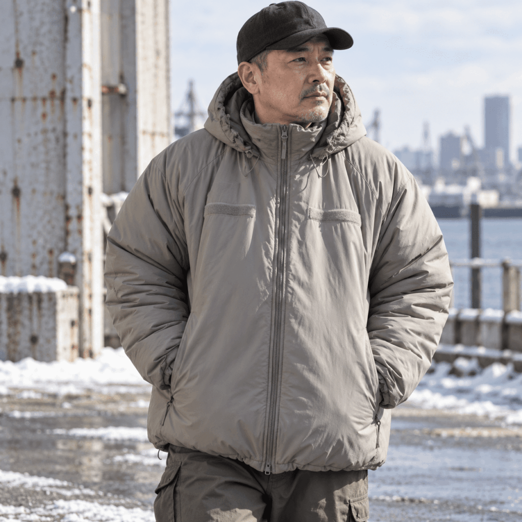 プリマロフトを使ったジャケットのファッション